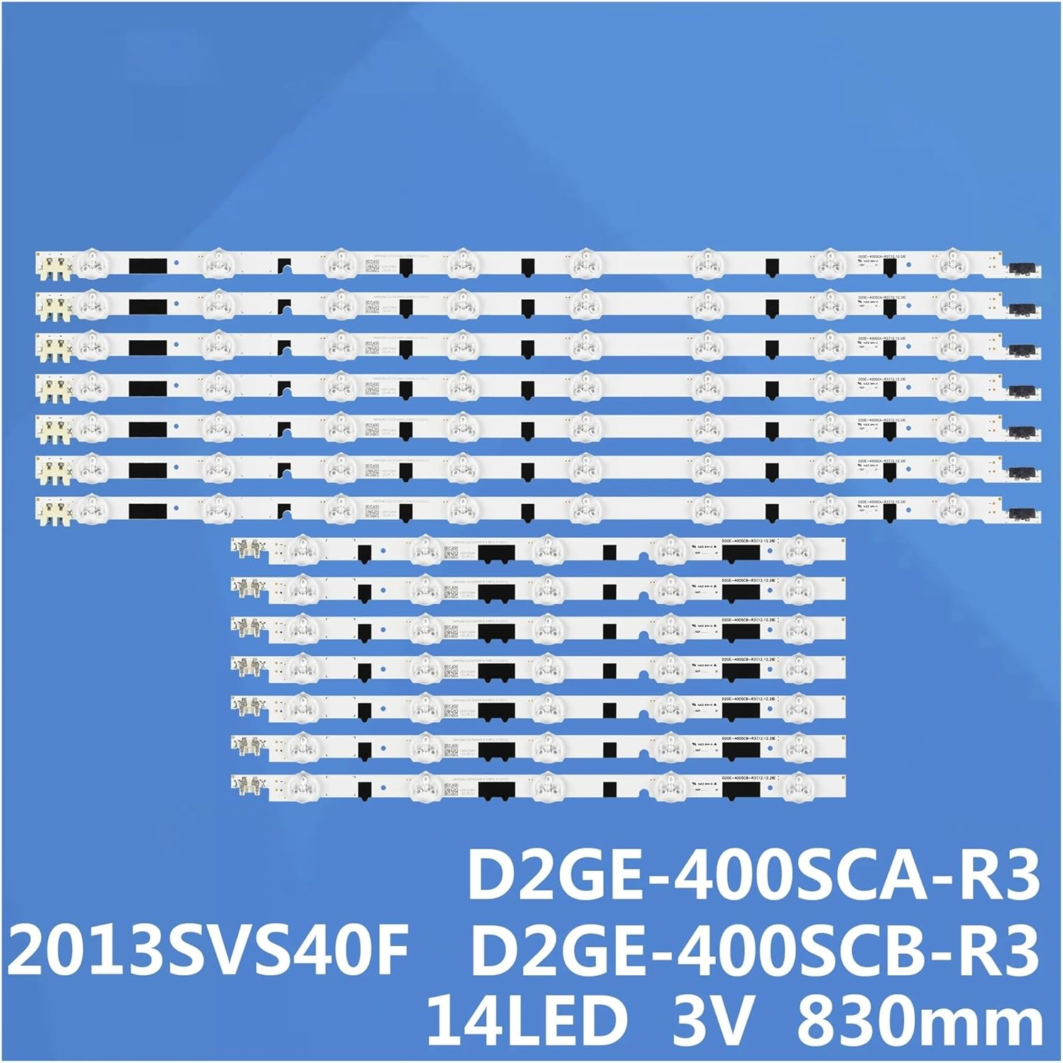 LED Backlight Strip for UE40F6400AK D2GE-400SCA-R3 D2GE-400SCB-R3 2013SVS40F L 8 R 5