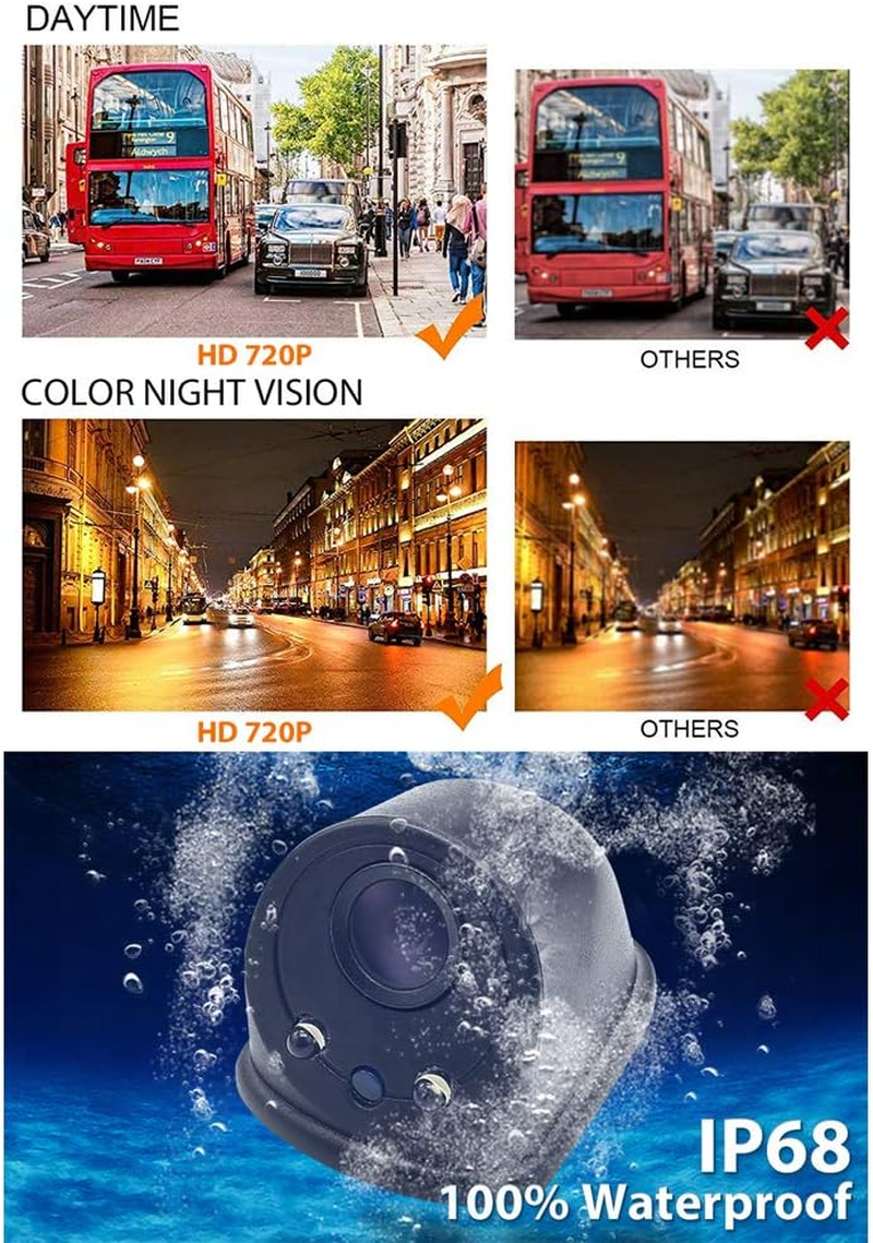 Polarlander 5V Car USB Wireless Wifi Blind Spot Front Rear Side View DVR Camera 1280 * 720 Wifi Car Camera for Iphone and Android by APP image number 3