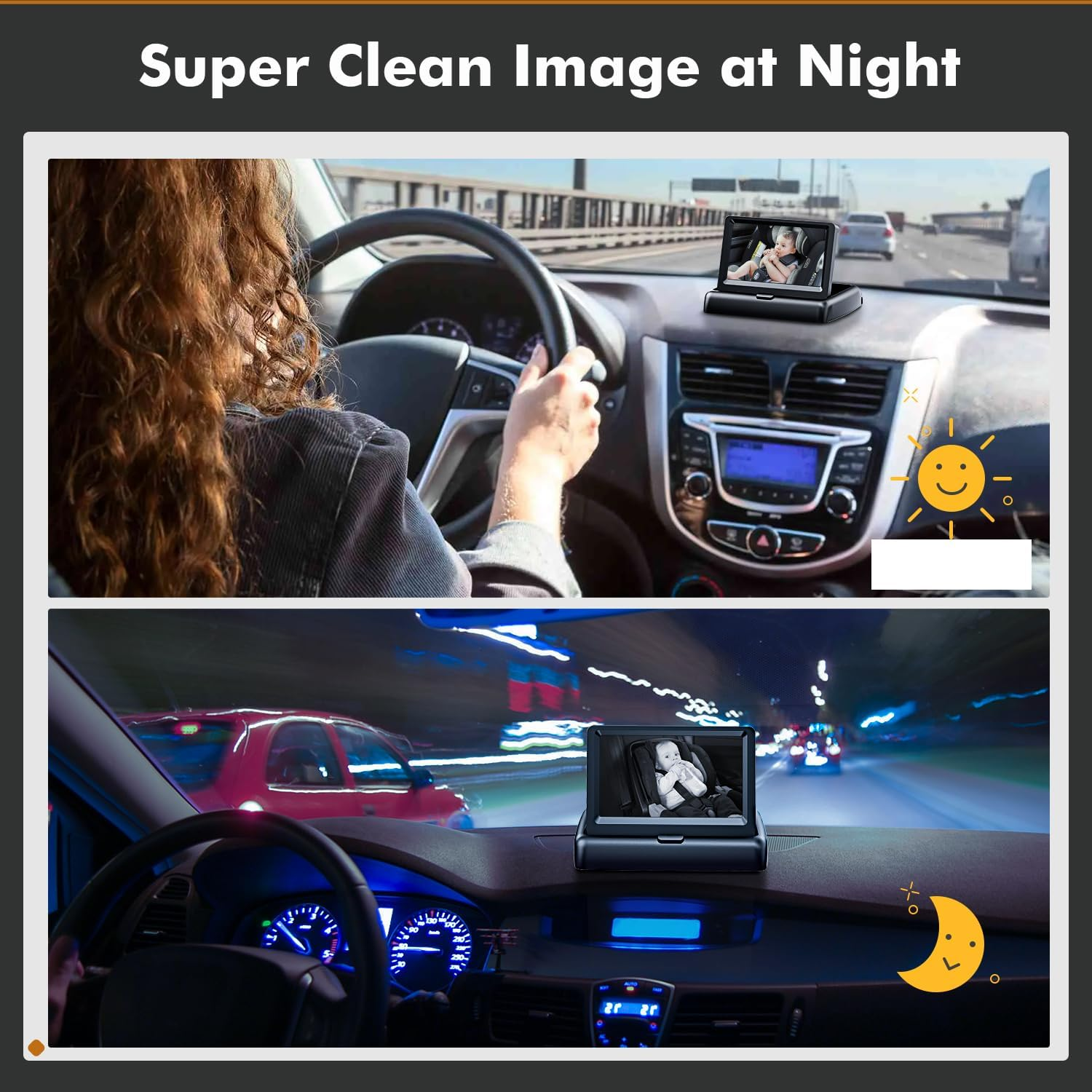 Itomoro Baby Car Camera, View Infant in Rear Facing Seat with Wide Crystal Clear View,Usb Easy Install Car Camera for Baby 1080P image number 5