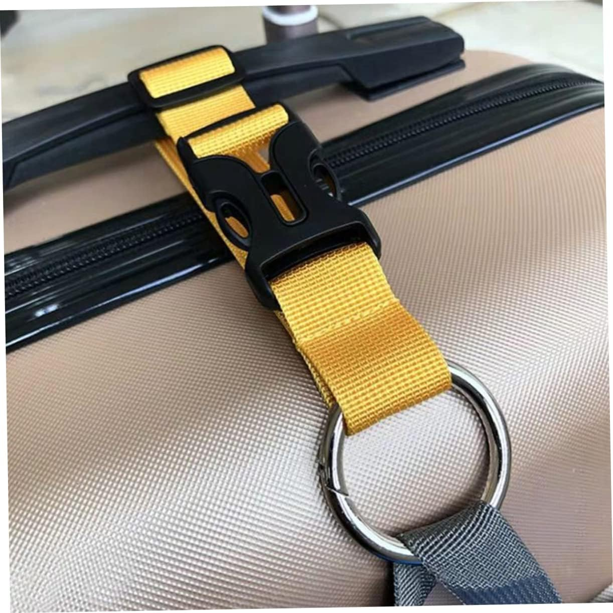 WESIEVYA 2Pcs Professional Luggage Straps Luggage Belt Belts for Suitcase Outdoor Supplies Safe Material image number 4
