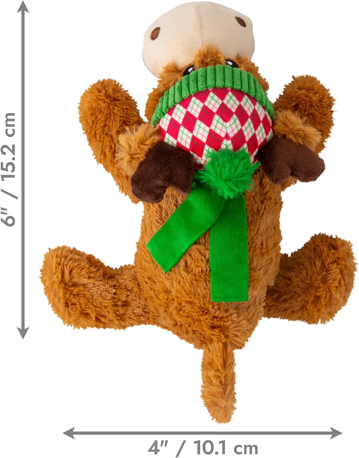 KONG - Cozie Christmas Reindeer - for Medium Dogs