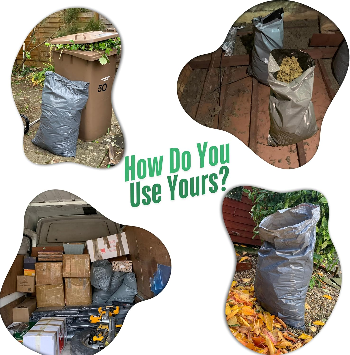 24" X 36" Grey Mailing Bags 25 Pieces image number 4