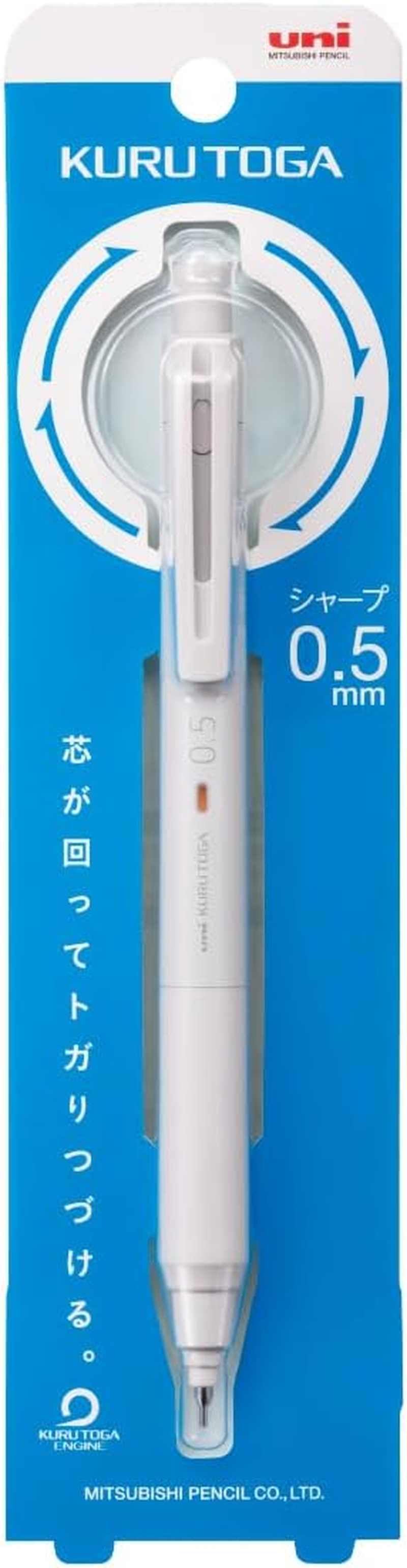 Uni M5KS1P.37 Mitsubishi Pencil Mechanical Pencil Kurutoga KS 0.5Mm Light Gray