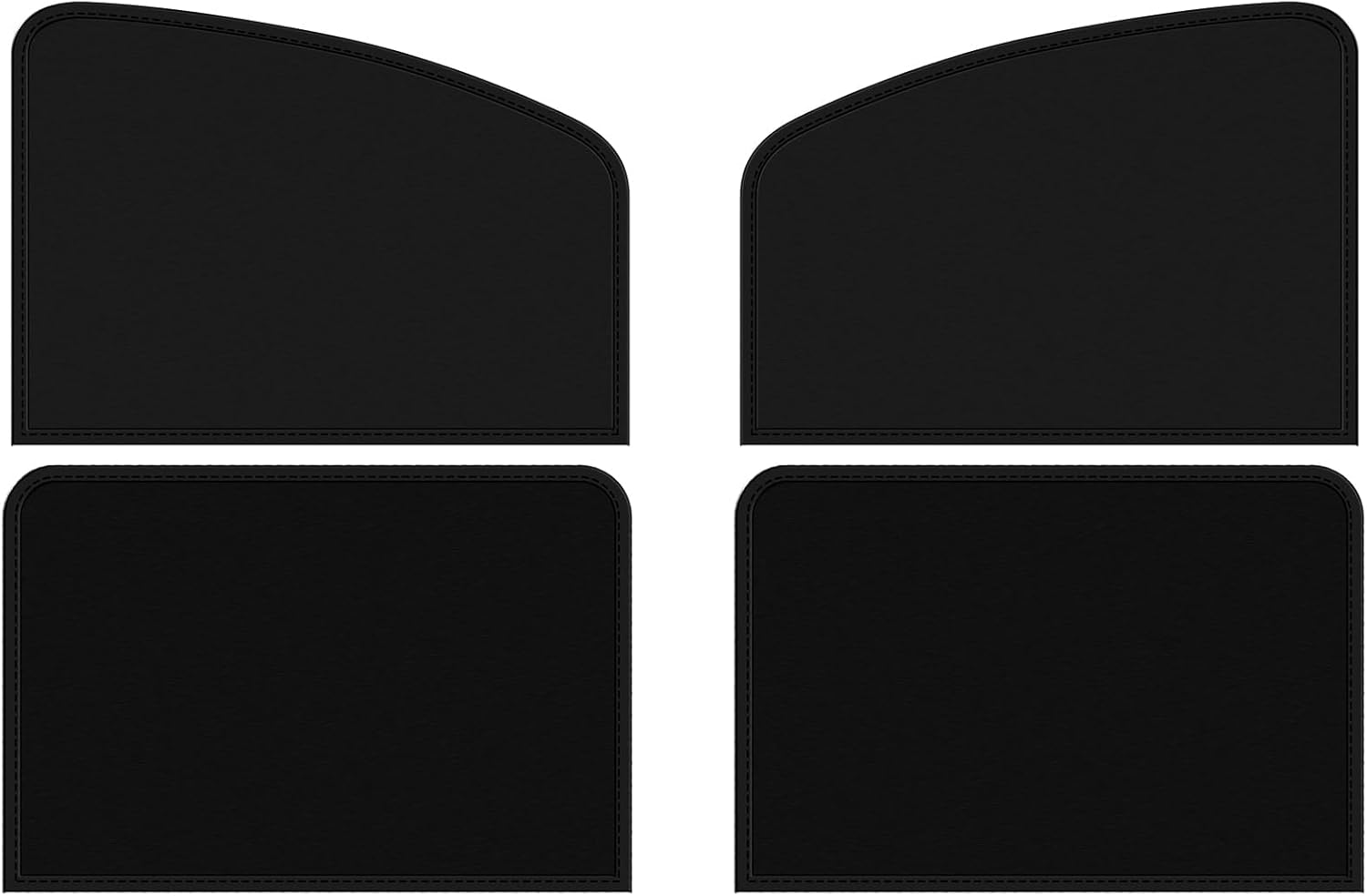 Psler Universal Side Window Sun Shade Magnetic Privacy Blinds Car Blackout Curtain 4PCS for Camping Sleeping Baby Kids