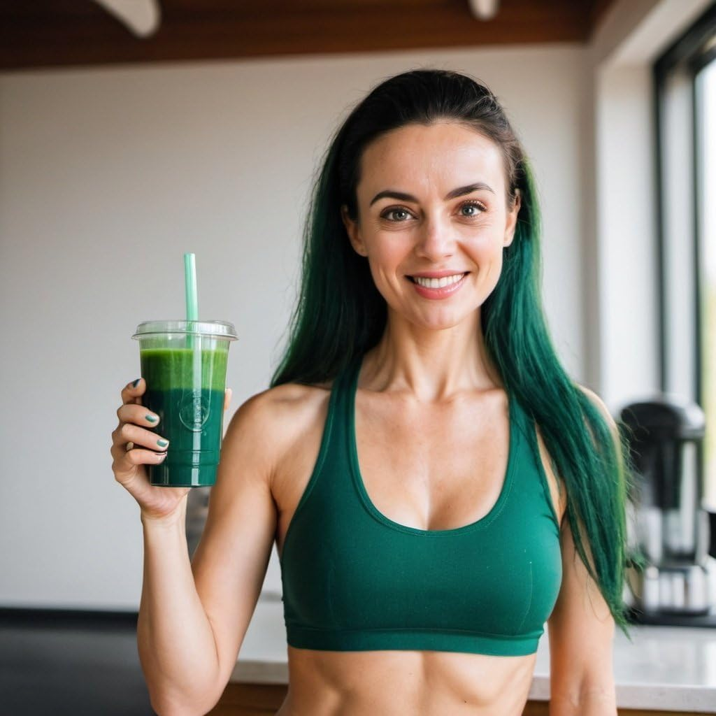 Premium Organic Spirulina & Chlorella Powder 1000Gm 50/50 of Each Synergy Vegan Gluten Free (1000Gm) image number 2