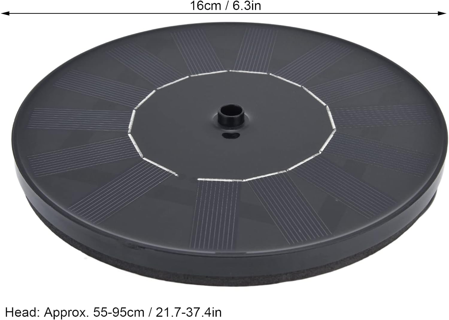 Floating Solar Fountain, Interesting Easy to Use Mini Solar Powered Water Fountain for Pond Pool Outdoor(#3) image number 4