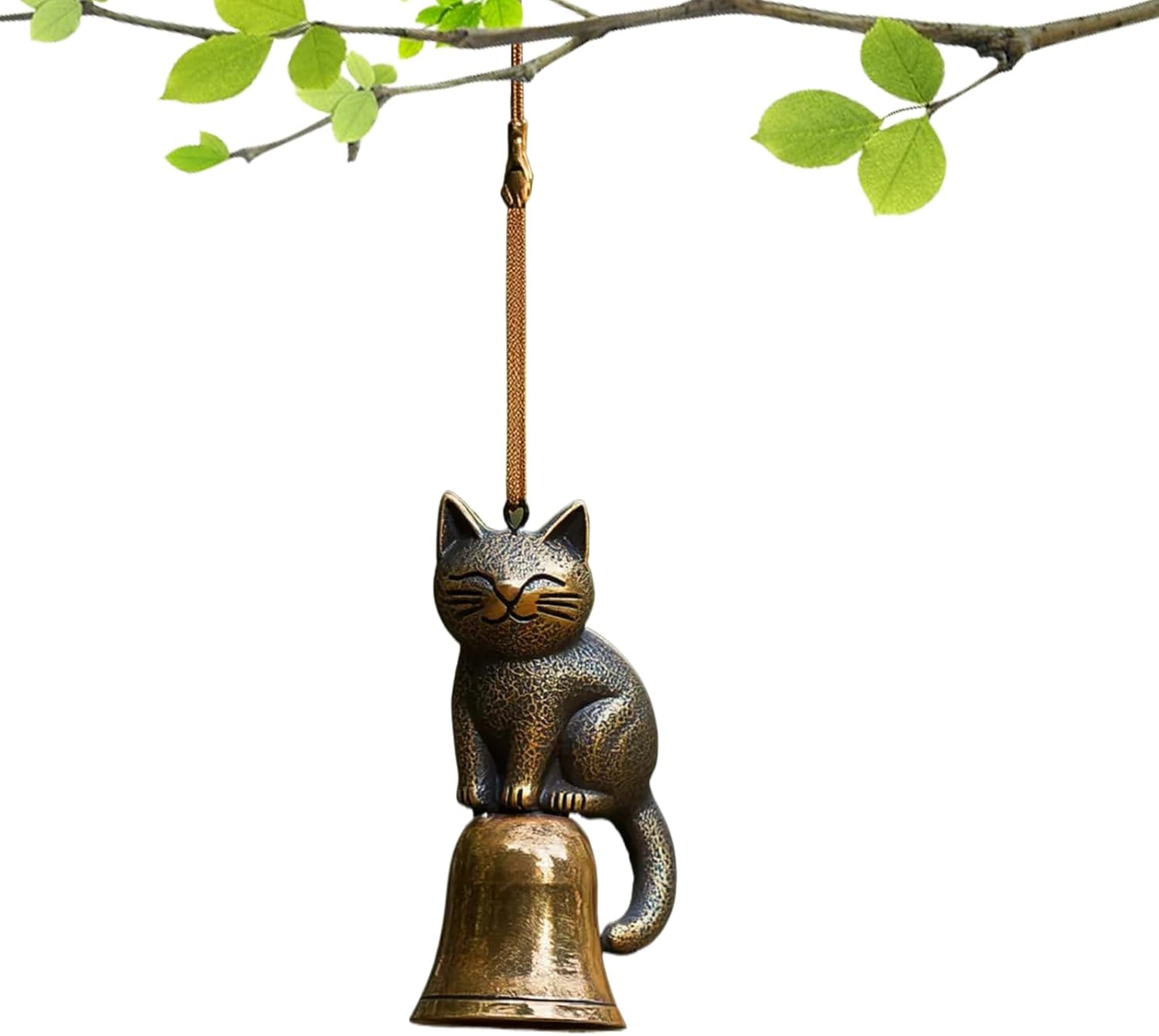 Animal Wind Chimes | Garden Cat Ornament Wind Chime | Elegant Animals Statue Decor outside Bells Pendant for Yard Home Balcony