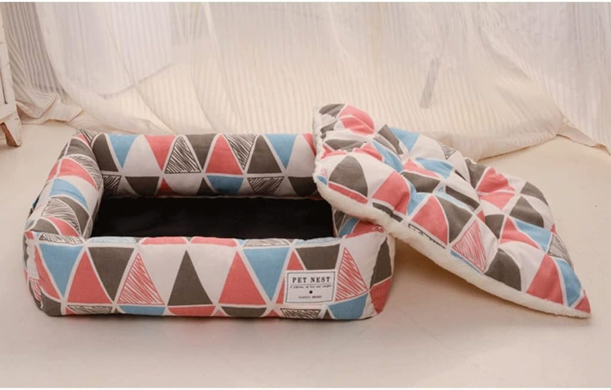 Dog Bed Mattress Waterproof Dog Bed Large Small Dog Bed Lounge Sofa 115 * 85CM Washable Dog Pillow Mattress with Water Resistant Oxford Fabric for Dog Crate (Color : A, Size : L (60Cm*50Cm)) image number 4