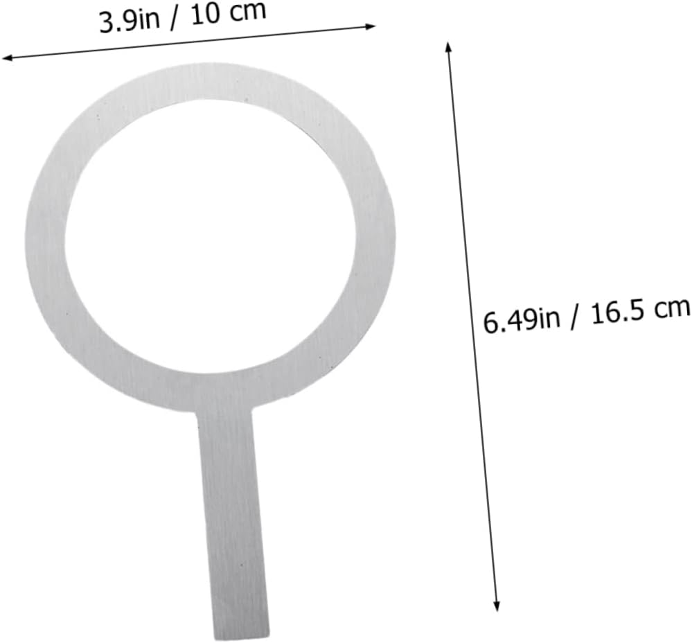 NAMOARLY 4Pcs Rust-Proof Stainless Steel Milk Tea Cup Rim Covers Handle 98Mm Diameter Baking Cup Rings Practical Multipurpose Baking Accessories for Home and Cafe image number 3