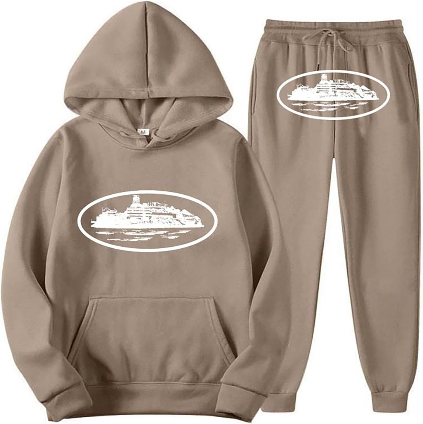 Tracksuit Hoodies and Track Pants Set Men'S Sports Tracksuits with Hood and Pockets Tracksuit Set Women Leisure Jogging Mens Tracksuit Set