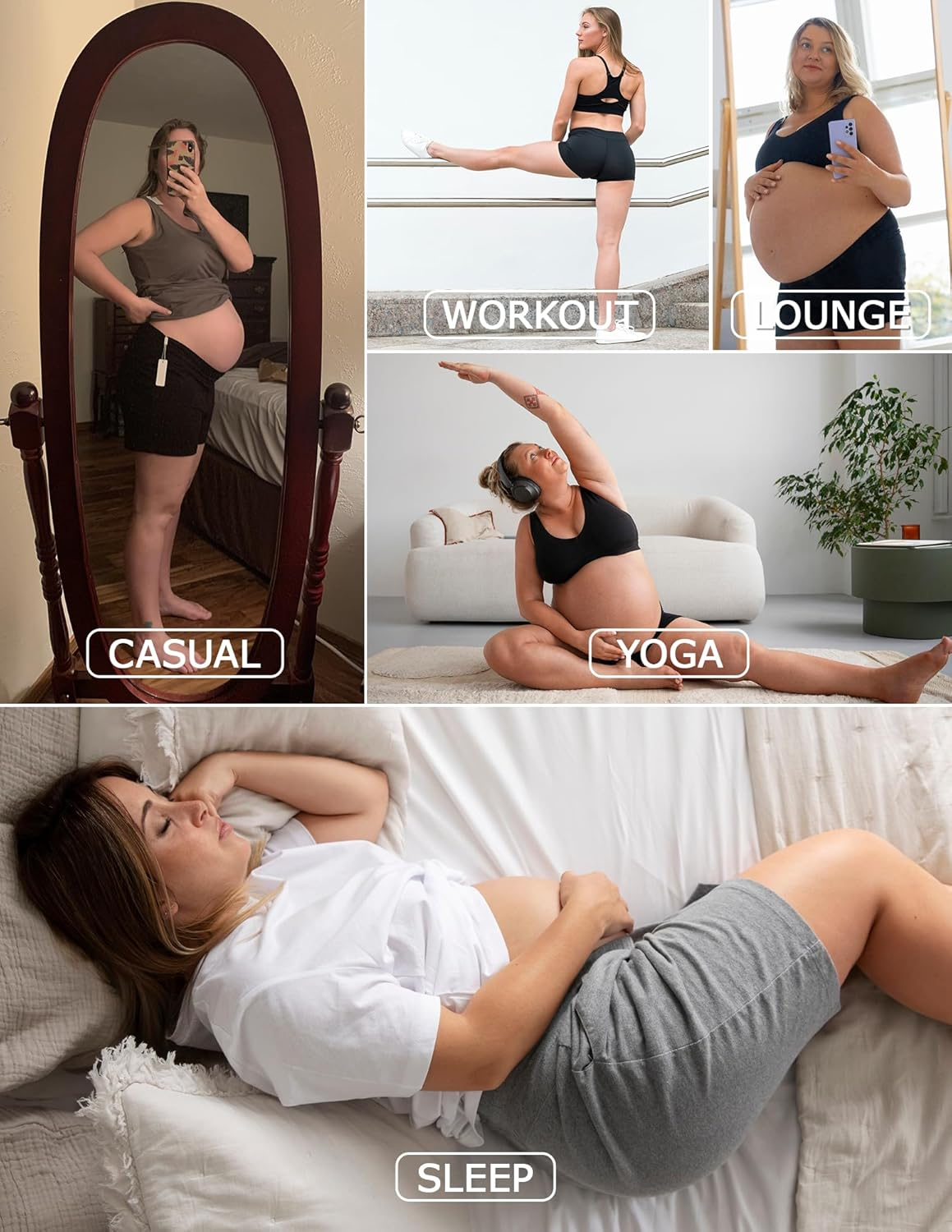 Fitglam Women'S Harem Capri Pants Comfy Cropped Yoga Jogger Workout Lounge Pants image number 3