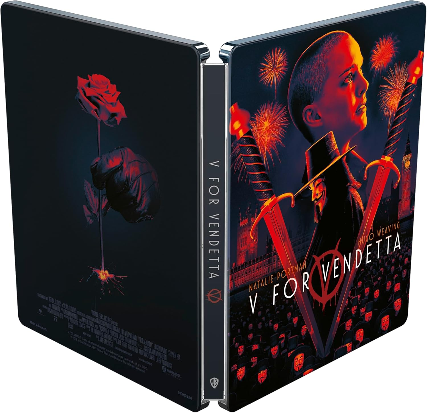V for Vendetta Steelbook [4K Ultra HD] [2005] image number 1
