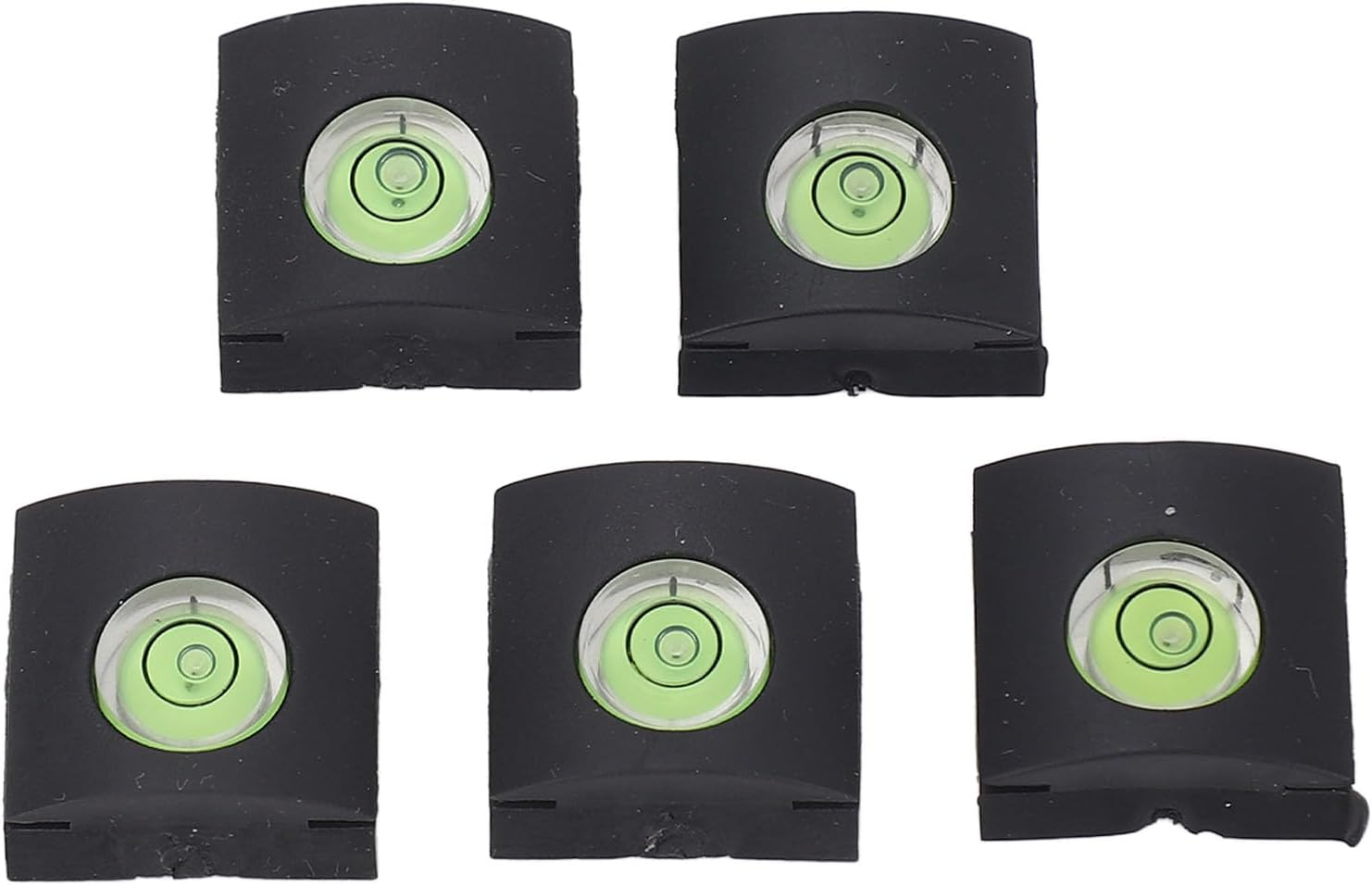 Dpofirs 1 Axis Hot Shoe Level, 5PCS Hot Shoe Bubble Level DSLR Camera Silicon Rubber Accurate Leveling image number 4