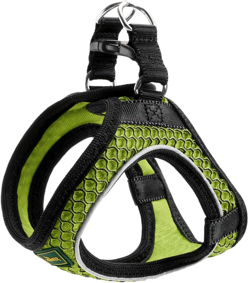 HUNTER HILO COMFORT Harness for Small Dogs, with Mesh Material and Reflective Elements,Anthracite,Xs-S