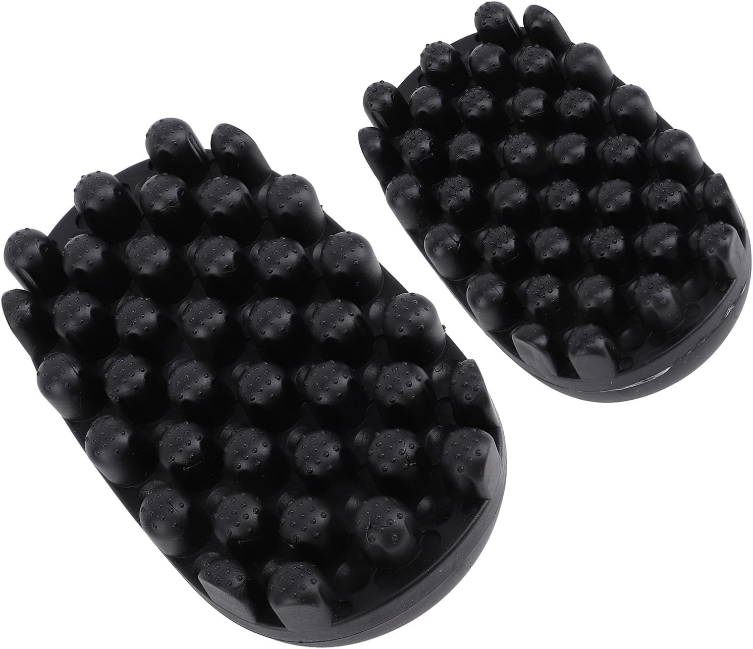 Hair Comb Sponge, 2 Pieces Rubber Curling Hair Brush, Large and Small Size, Washable Twist Curl Comb Hair Styling Tool