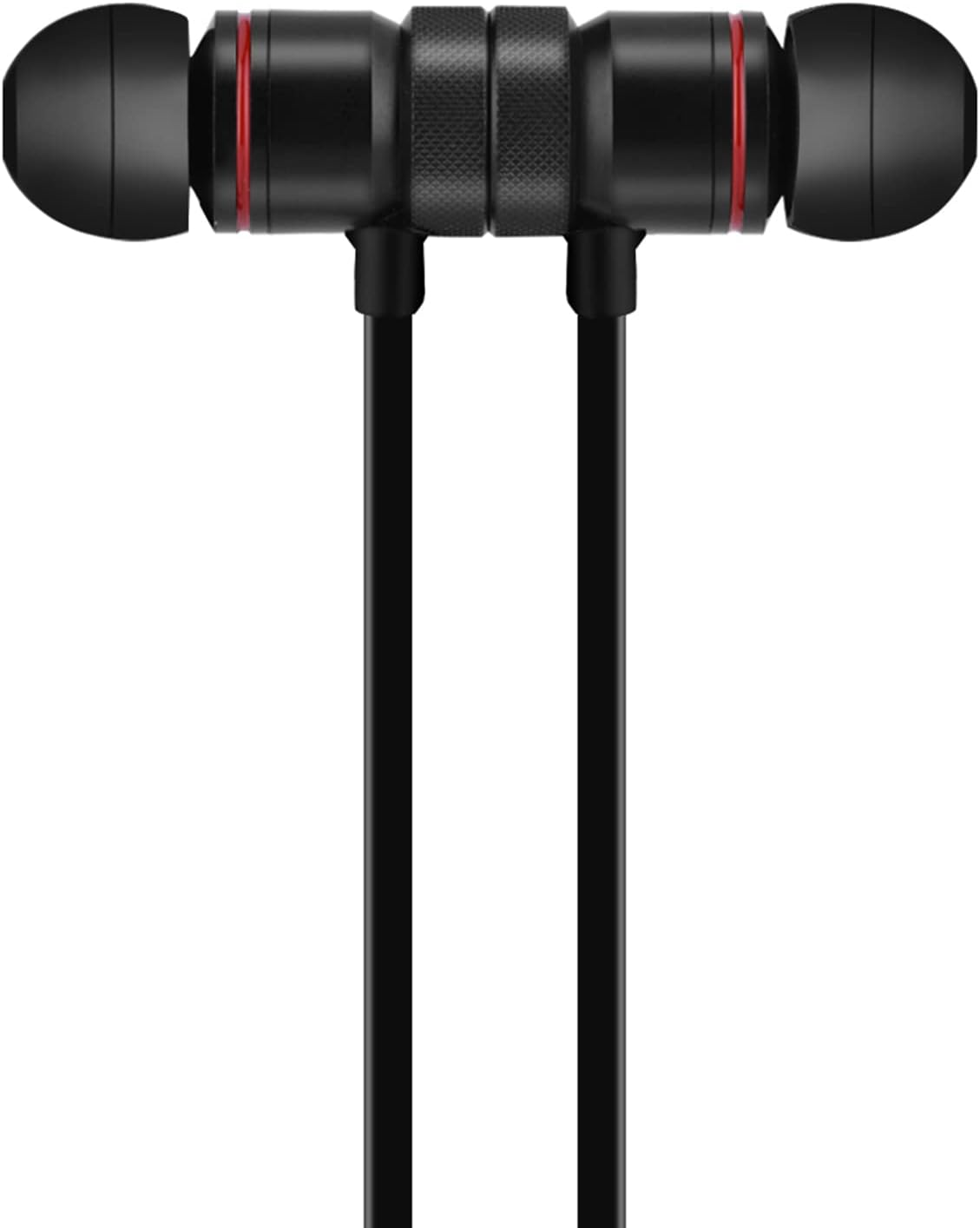 Wireless Bluetooth Sports Headphones with Built-In Magnets and Multi-Pairing V4.1 Technology for Long Standby and Talk Times on a Single Full Charge (2 Colours Optional) (Black) image number 1