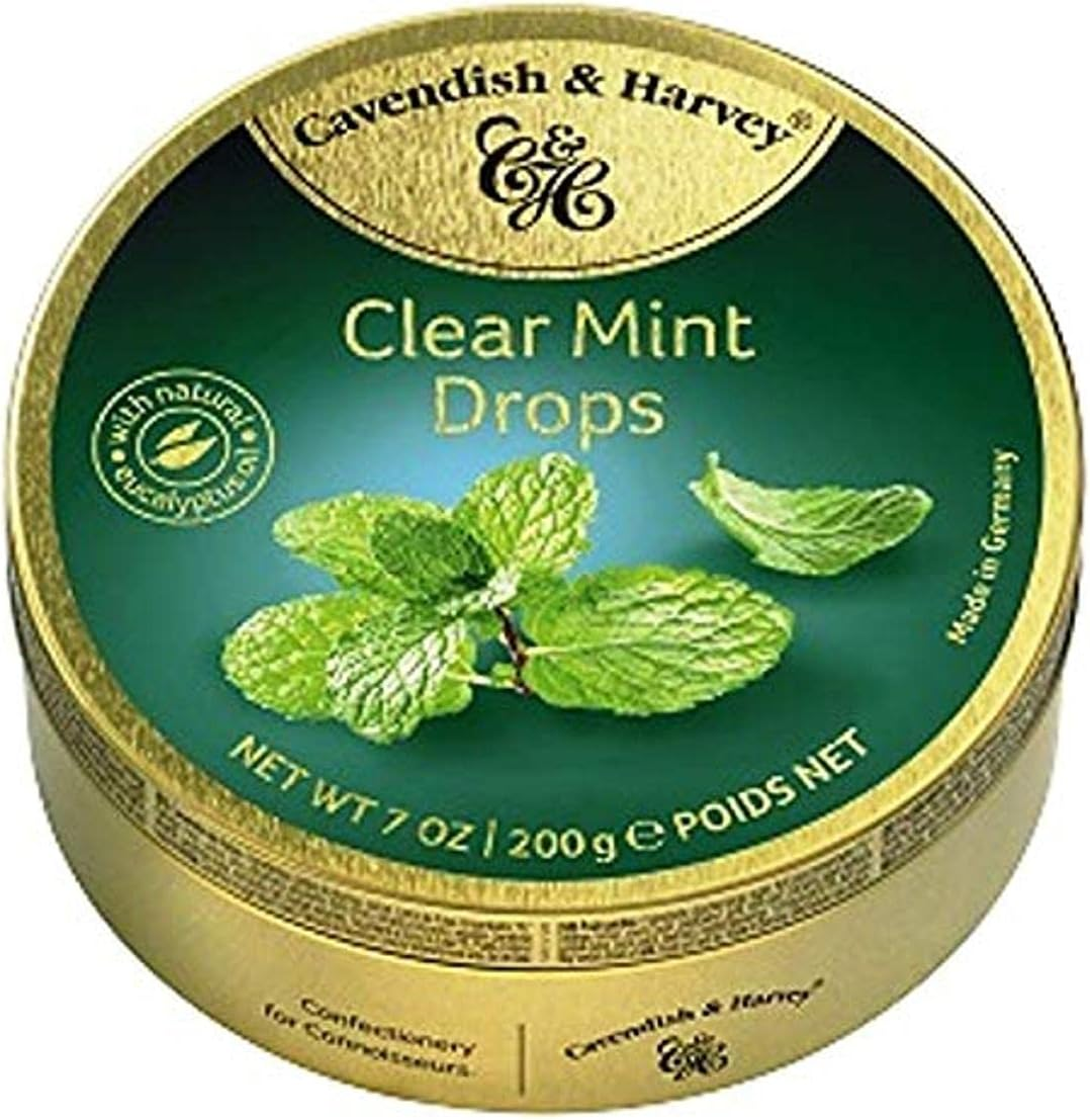Cavendish & Harvey Clear Mint Drops, 200 G image number 1
