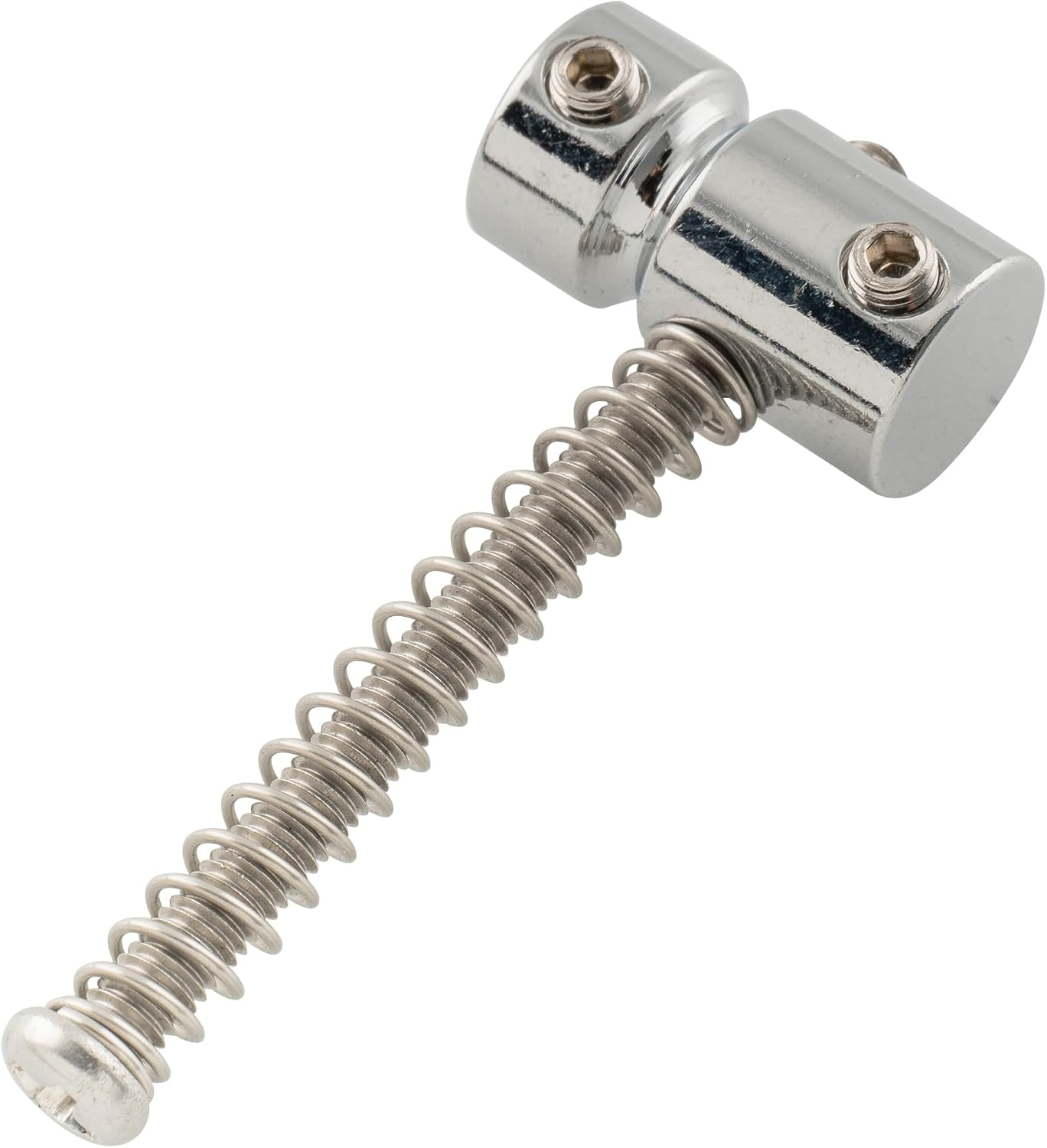 Musiclily Pro 17Mm Steel Bass Bridge Saddles for 5-String Precision and Jazz Bass, Chrome (Set of 5) - Black image number 7