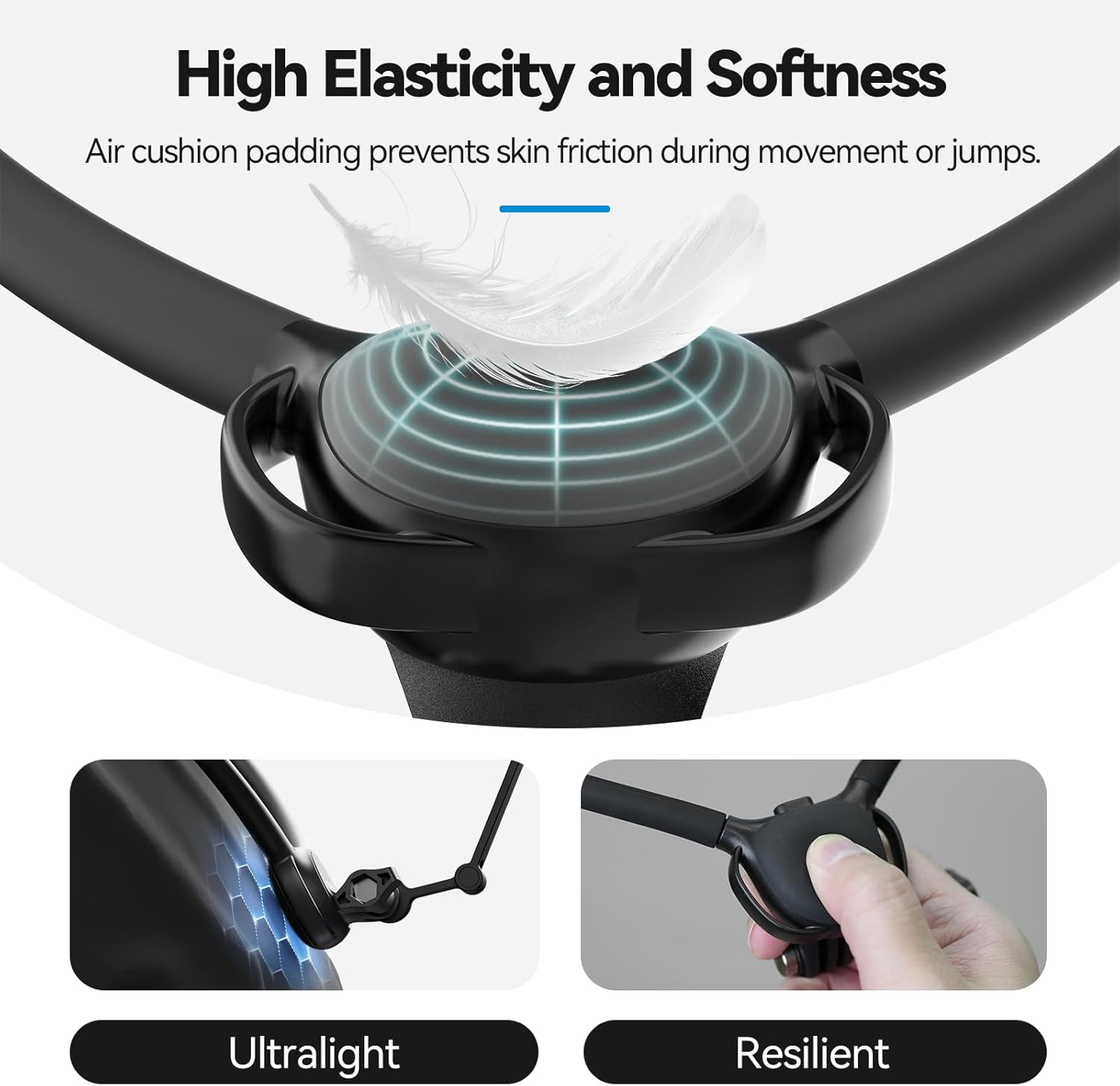 TELESIN Neck Mount SE 2.0 with Air Cushion, Action Camera Chest Strap Hand Free Pov/Vlog Selfie Mount for Go Pro Hero 13-5 Insta360 X3 X4 Ace Pro DJI Action 3 4 5 Pro image number 5