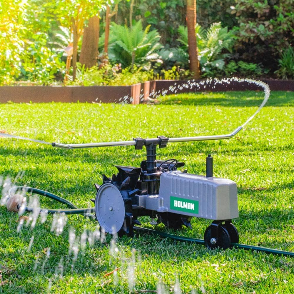 Holman Travelling Sprinkler Irrigation Grass Tractor Self Propelled Large Lawns image number 5