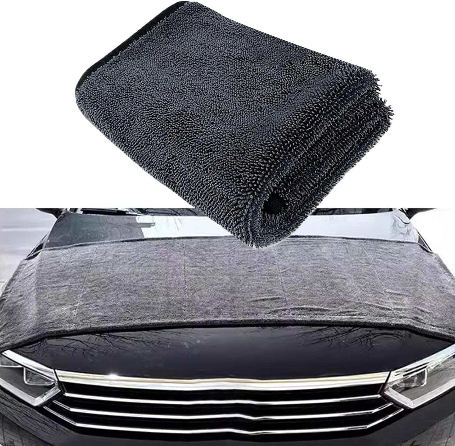 Car Wash Towels Drying - Ultra Absorbent Streak Free Cleaning Supplies,Microfiber Car Towels Cleaning Cloth - for SUV RV Sedan Automotive Detailing Washing Polishing Exterior Interior Window Glass Win image number 2