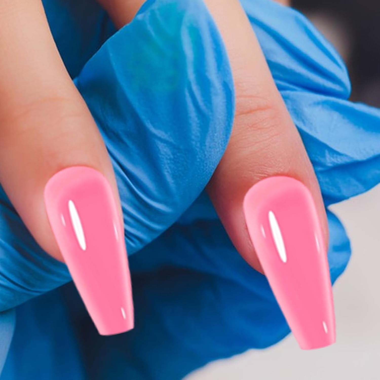 Frxib Glow in the Dark Gel Nail Polish - Glowing Nail Gel for Women, Manicure Supplies Portable for Salon Travel Stage Performance Photo Sessions Wedding Music Festival image number 2