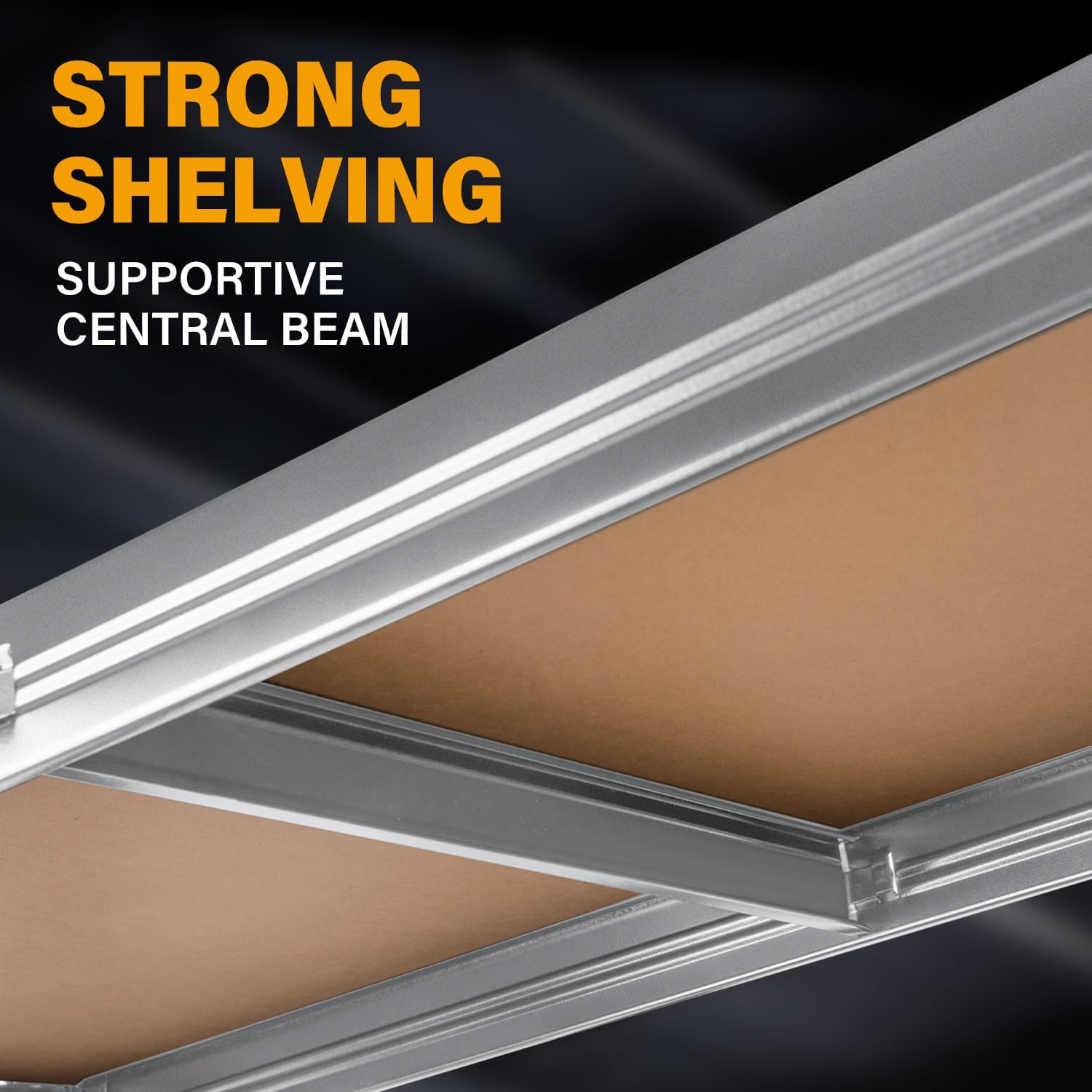 Masterspec 5-Tier Garage Shelving 1500X700X300Mm Warehouse Rack Shelf Unit Storage Rack Pallet Racking Garage Shelves Industrial Commercial Shelving Display Heavy Duty Steel Rack Storage Racking image number 4