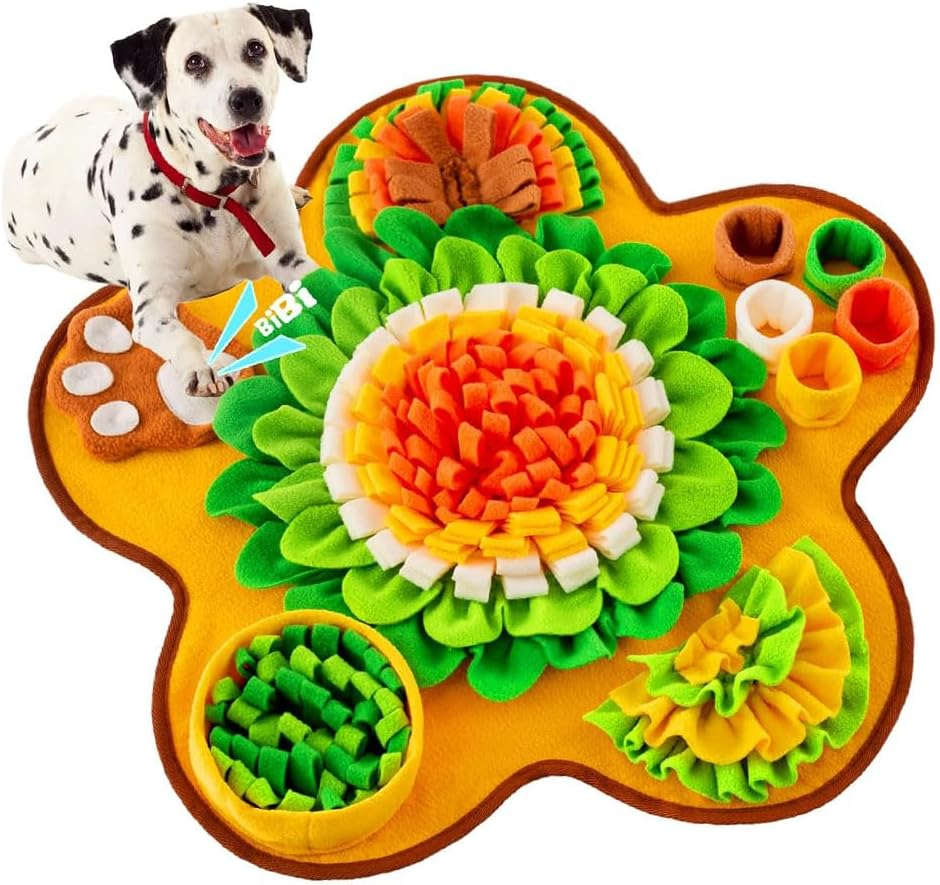 Interactive Snuffle Mat for Dogs &ndash; Dog Treat Mat for Training, Mental Stimulation & Stress Relief &ndash; Foraging Mat for Small, Medium & Large Dogs, Machine Washable Indoor/Outdoor Use image number 5