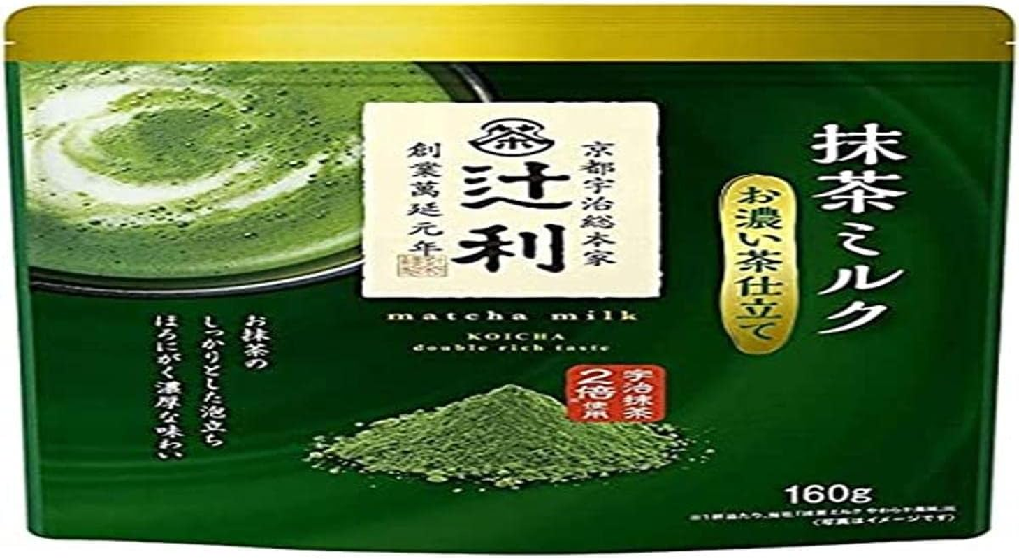 Kataoka TSUJIRI Kyoto Uji Japanese Matcha Milk Powder KOICHA Double Rich Taste 150G Green Tea Matcha Latte Drink Mix Japanese Souvenir Must-Buy Item Made in Japan