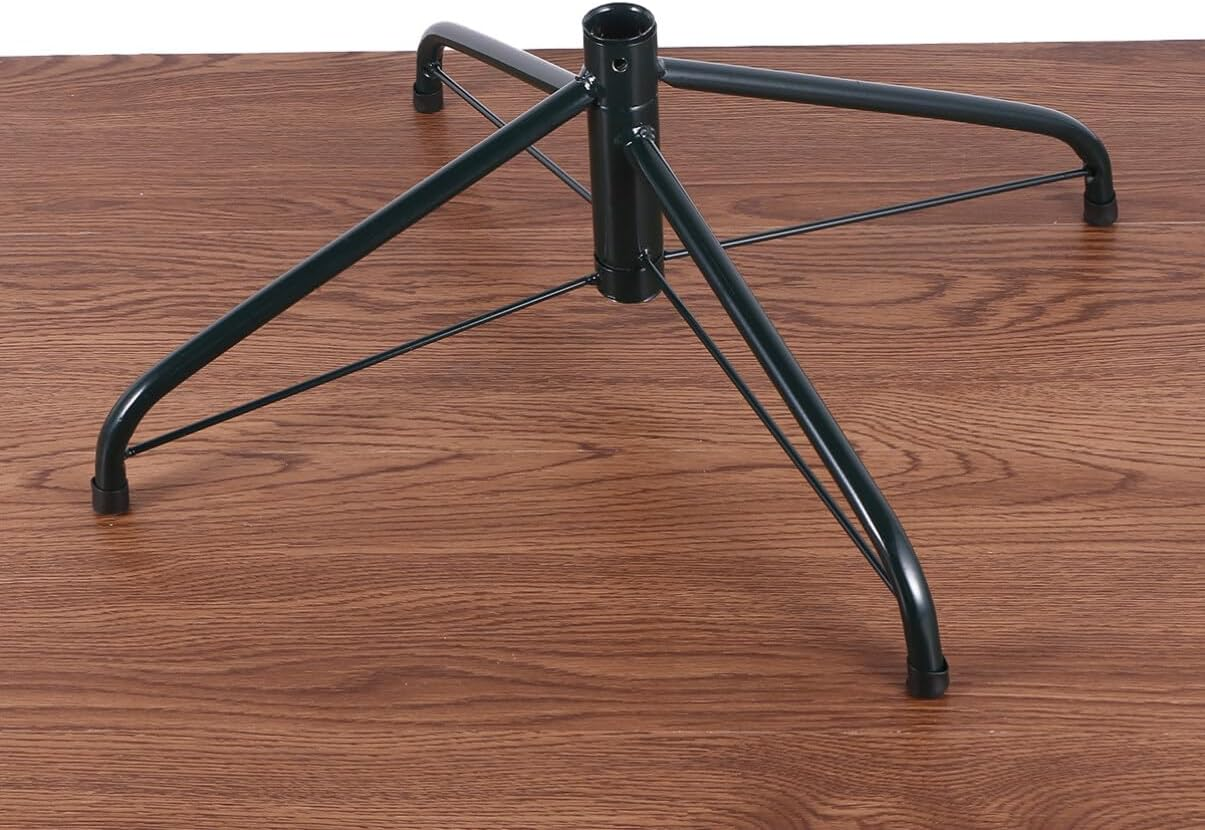 Holibanna Christmas Tree Turning Stand Rotating Christmas Tree Stand Fake Tree Holder Cast Iron Tree Stand Folding Christmas Tree Stand Base Xmas Tree Base to Rotate Metal Box Rack image number 5