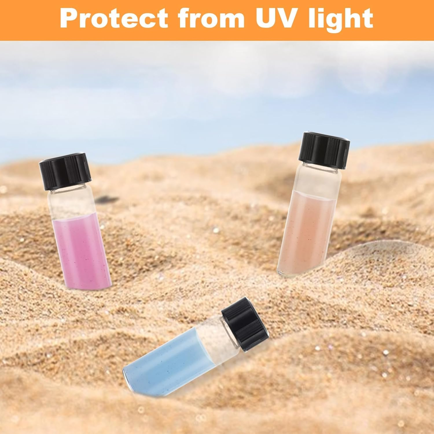 100 Pack 4Ml (1 Dram) Glass Vials with Screw Caps Clear Small Liquid Sample Vials Empty Mini Glass Bottles for Essential Oil, with 10 Pcs Plastic Dropper image number 5