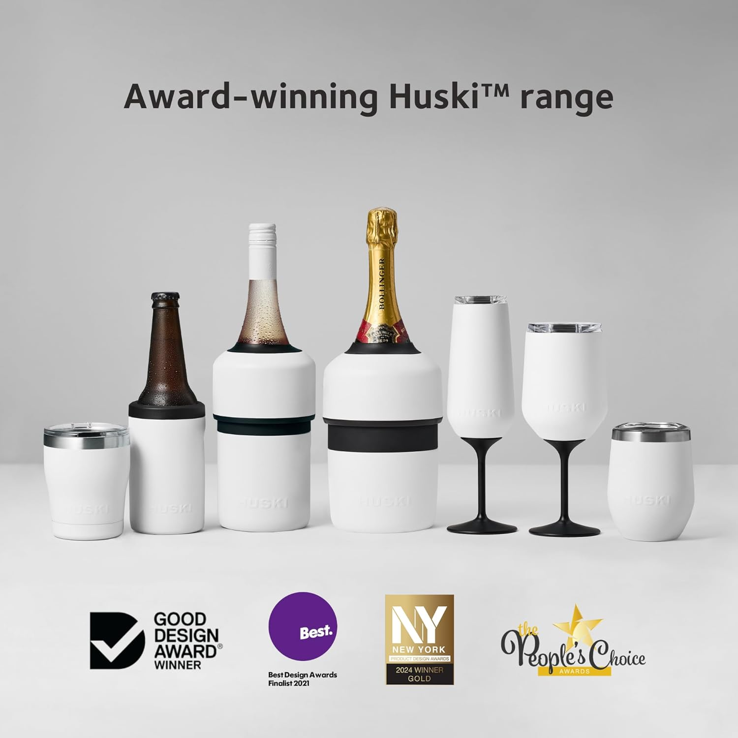 Huski Bubblelock&trade; Bottle Stopper | New | Compact & Convenient Champagne Stopper | Wine & Bar Accessories | Fits in the Huski Champagne Cooler | Wine Gifts image number 5