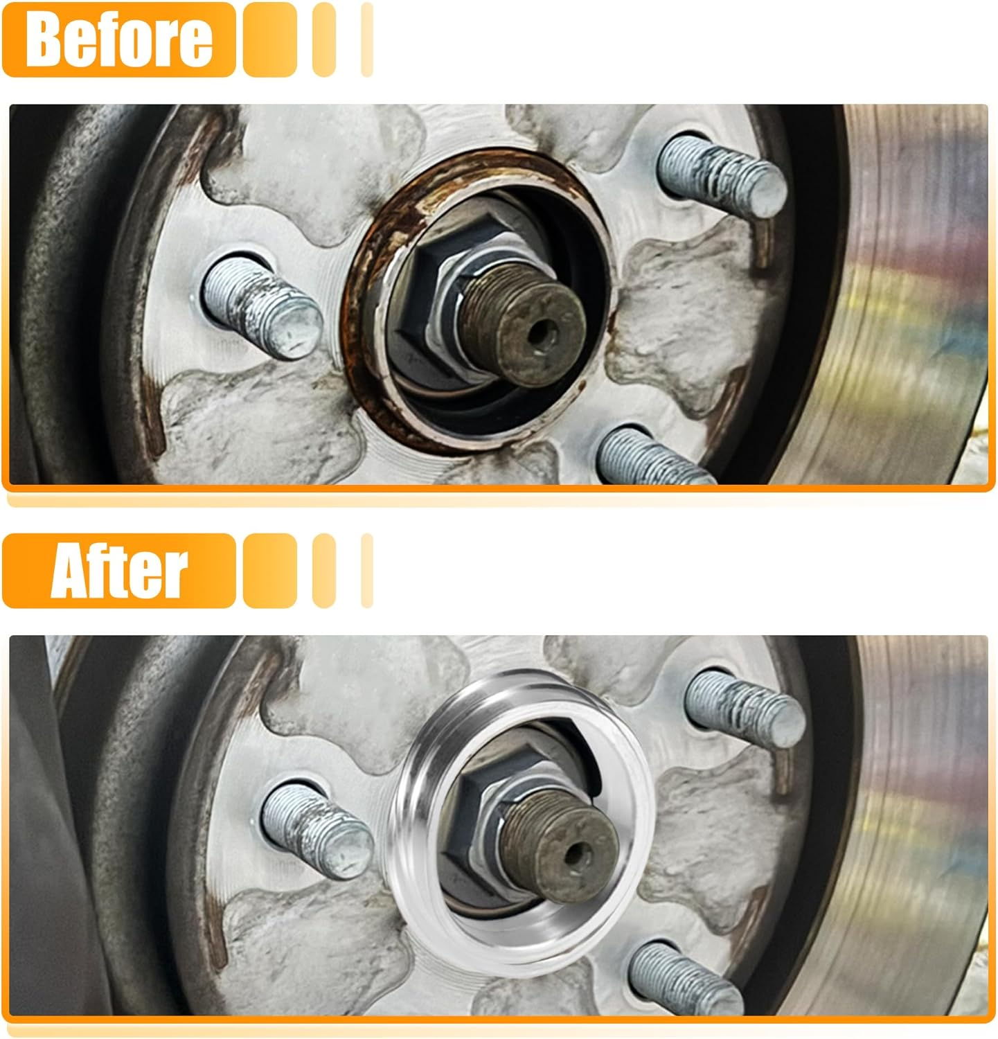 X AUTOHAUX 4 Pcs OD 65.1Mm to ID 56.1Mm Aluminum Alloy Car Hub Centric Rings Wheel Bore Center Spacer image number 6