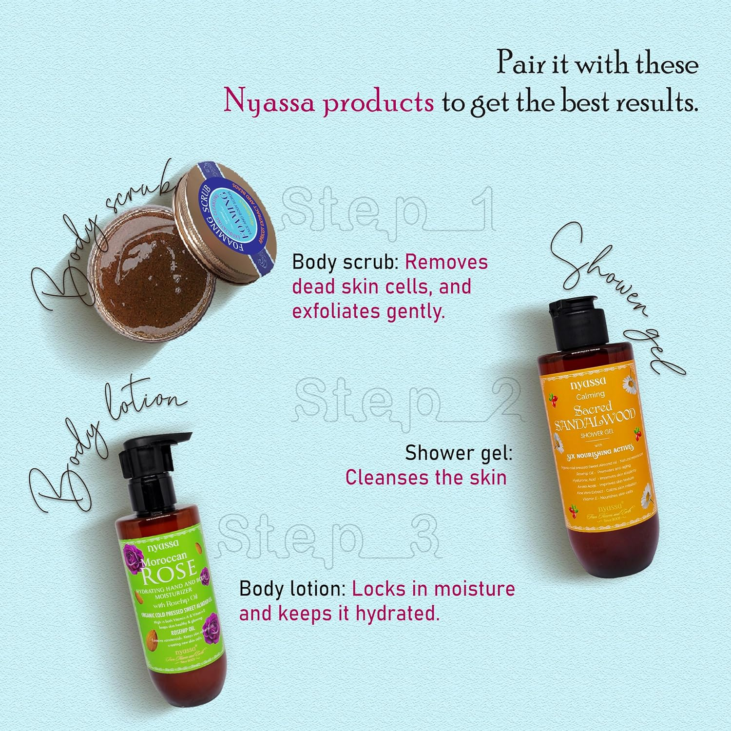 Nyassa Intriguing Moroccan Rose Body Lotion 200Ml image number 6