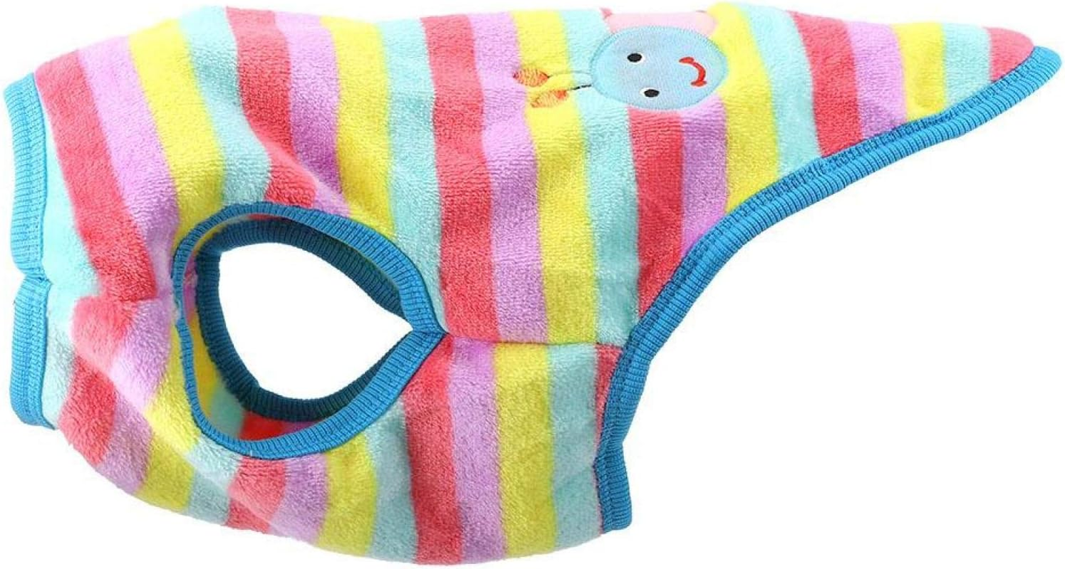 EVTSCAN Breathable Warm Pet Dog Cat Winter Sweater Coat Jacket Clothes Rainbow Cartoon Pattern(S) image number 3