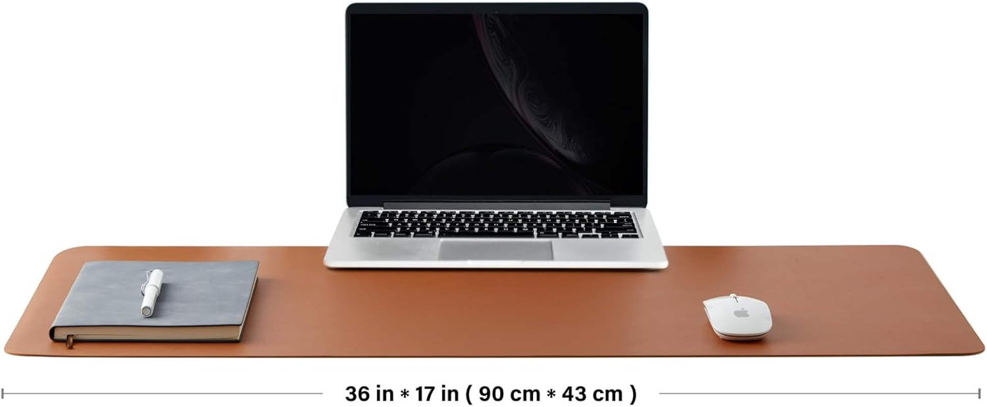 Cork Desk Mat - Dual-Sided Desk Pad for Office and Home - Desk Organization and Accessories - Ideal for Large Mouse Pad and Desk Mats on Top of Desks(Brown,36"X 17") image number 6