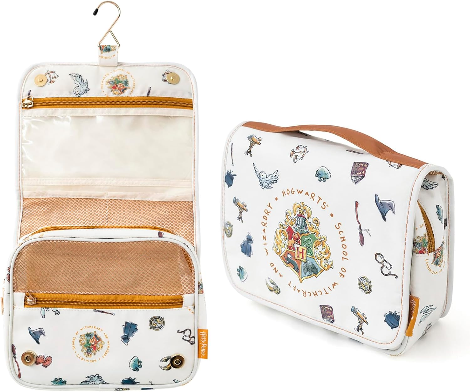 Official Pusheen Hanging Travel Toiletry Bag | Hanging Toiletry Bag with Hanging Hook, 100% Waterproof Travel Bag, Makeup Toiletry Bag, Cosmetic Bag, Pusheen Gifts