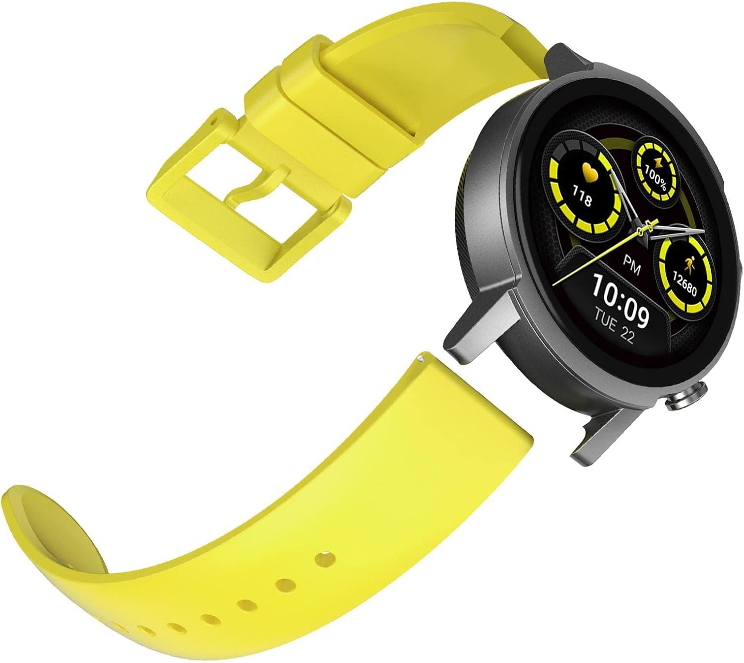 Ticwatch E3 Watch Band Replacement - 20Mm Width Silicone Watchband Strap for Ticwatch E3