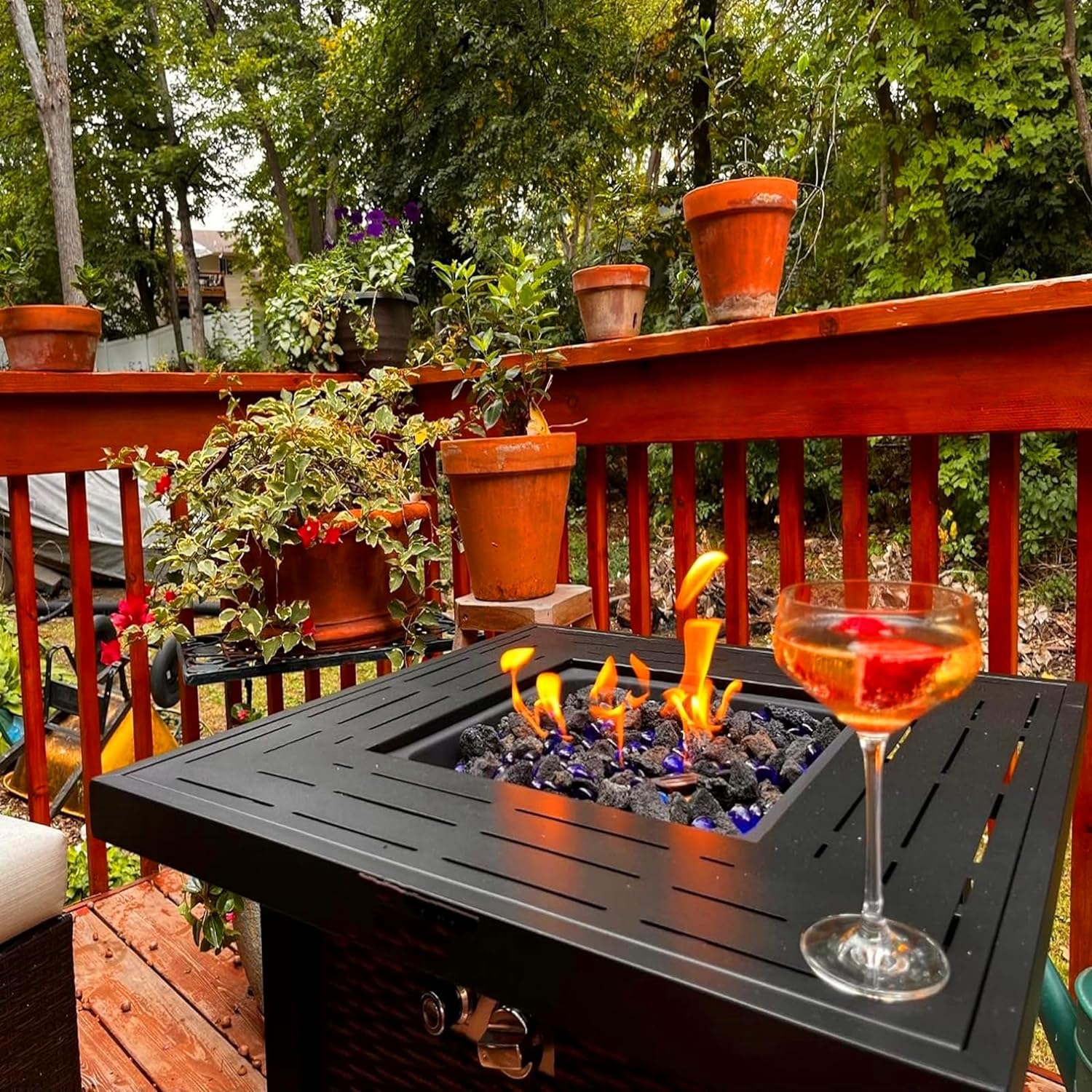 1.2-2"(3-5Cm) Black Lava Rocks for Fire Pit Rocks for Propane Fire Pit, Lava Rocks for Gas Fireplace, Gas Fireplace Rocks, Volcanic Rock Bread, Gas Fireplace Ethanol Fireplace Fire Glass, 5Lb(2.3Kg) image number 6