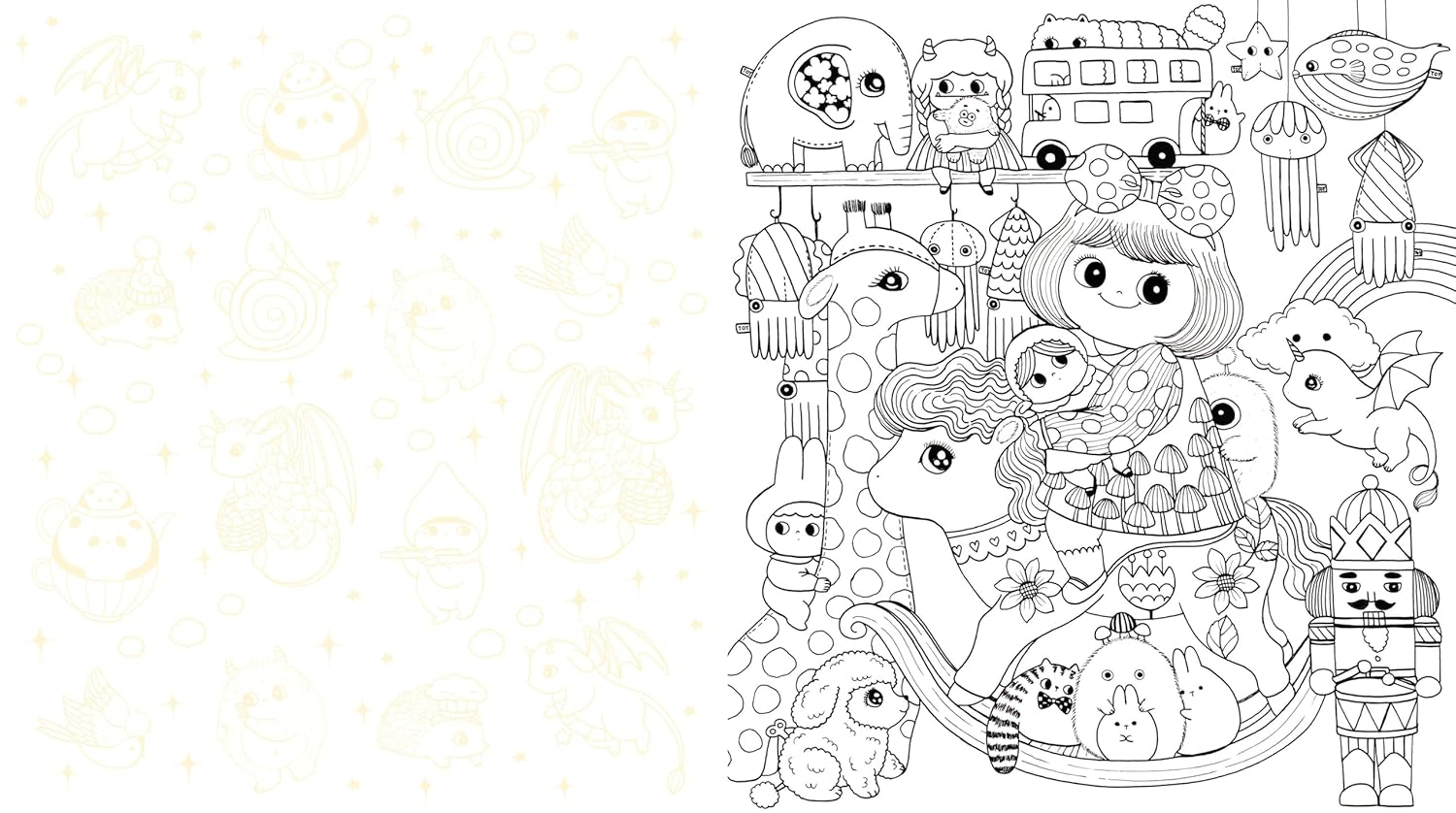 Lulu'S House of Wonder Coloring Book: Step inside & Color Fantastical Creatures & Cozy Scenes