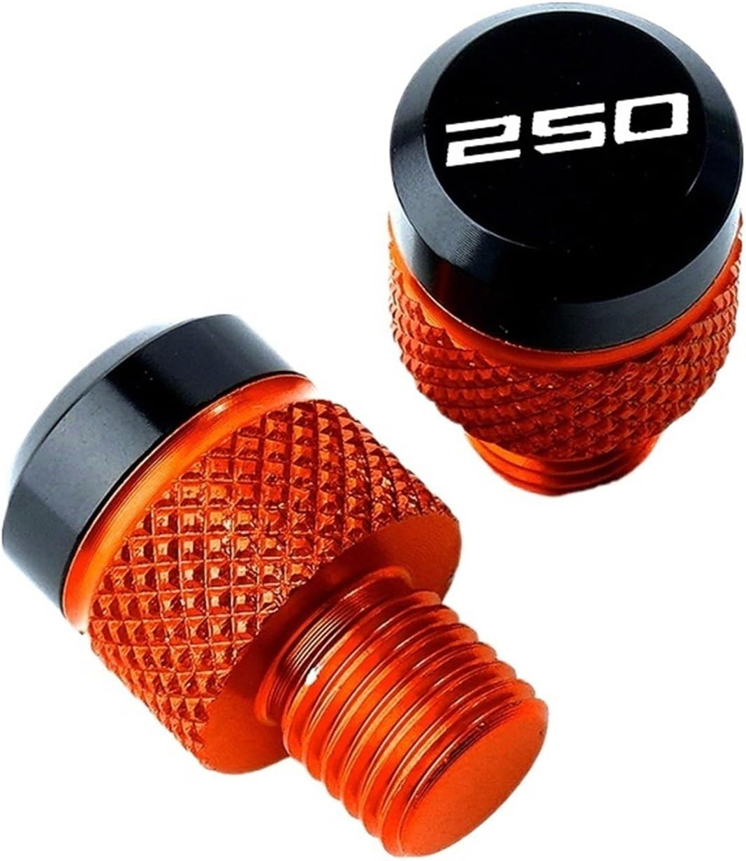 Jininshengxindianzi Compatible with Husqvarna Svartpilen 401 250 701 Vitpilen 250 Norden 901 2018-2023 Motorcycle CNC Mirrors Hole Plug Screws Caps Thread Bolt (Color : Black-401)