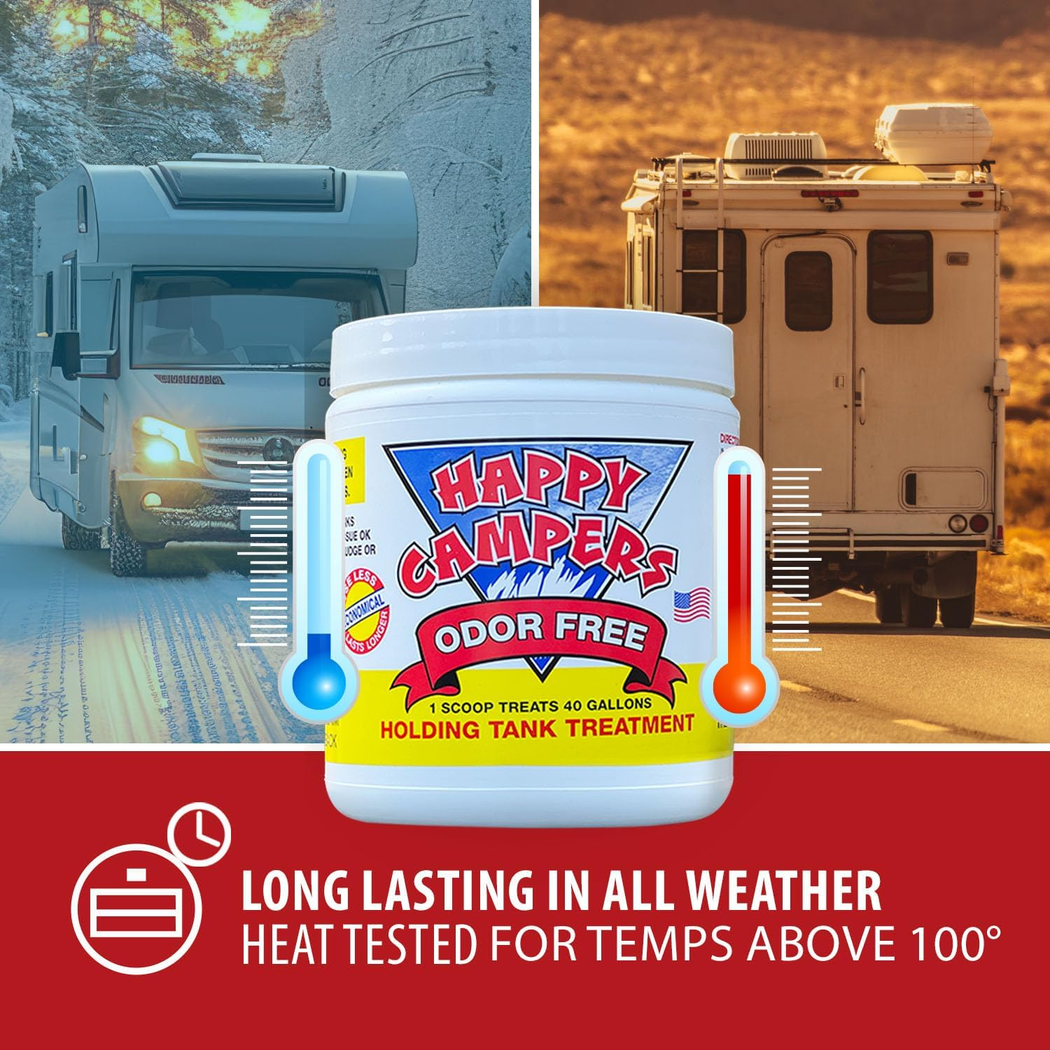 Happy Campers RV Holding Tank Treatment - 18 Treatments image number 1