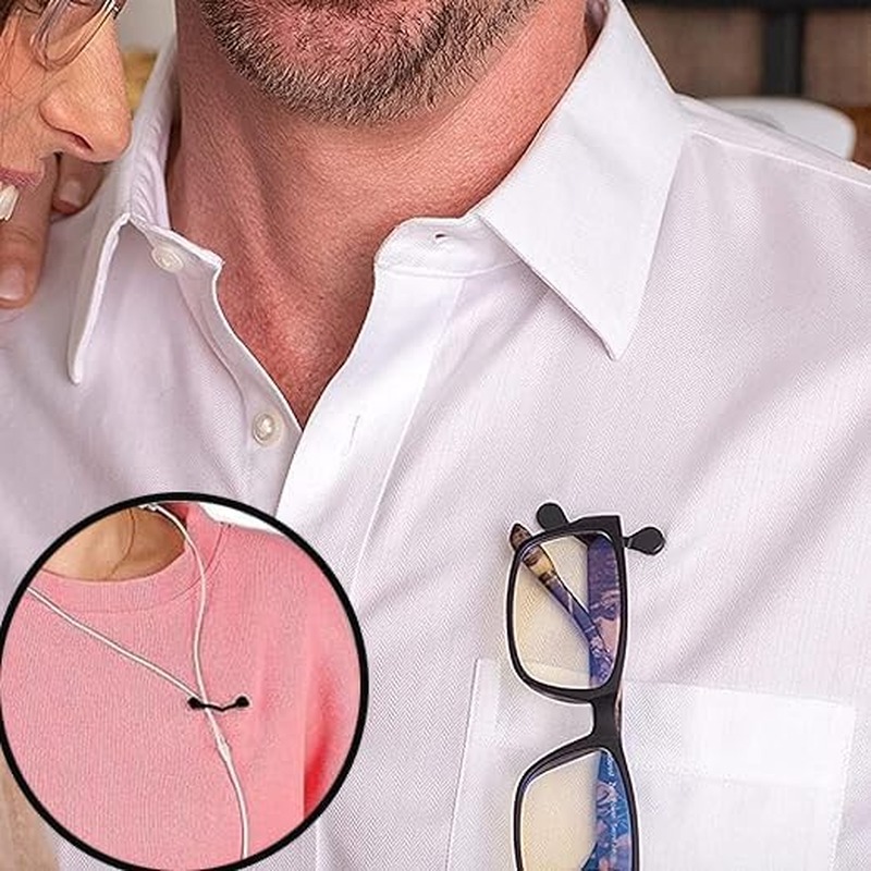 Magnetic Eyeglass Holder, 1Pack Magnet Pin, Pins for Clothes Shirt,Magnet Badge Holder image number 4