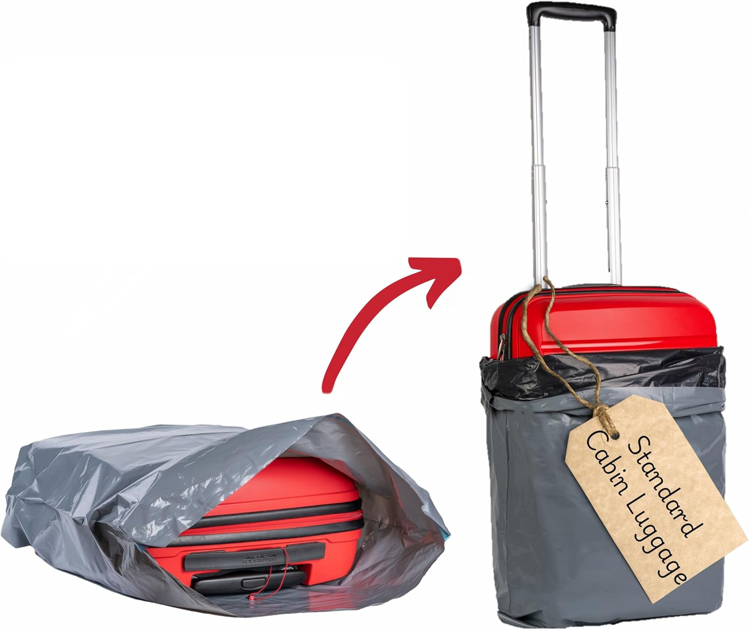 24" X 36" Grey Mailing Bags 25 Pieces image number 2