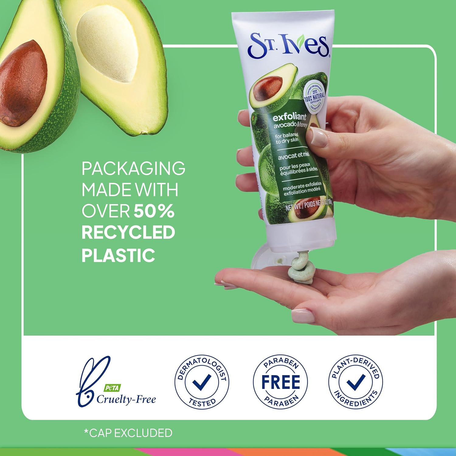 ST Ives Soft Skin Avocado and Honey Scrub 170 G image number 6