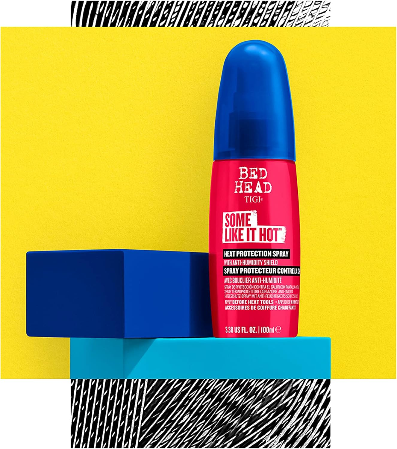 TIGI Bed Head Some like It Hot Heat Protection Spray for Heat Styling 3.38 Fl Oz image number 2
