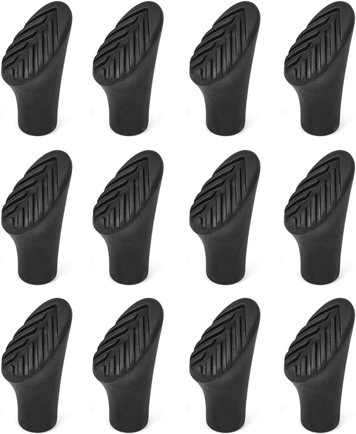 TRIWONDER Rubber Trekking Poles Tips Protectors Hiking Pole Replacement Flexible Walk Tip for Hiking Sticks Walking Poles