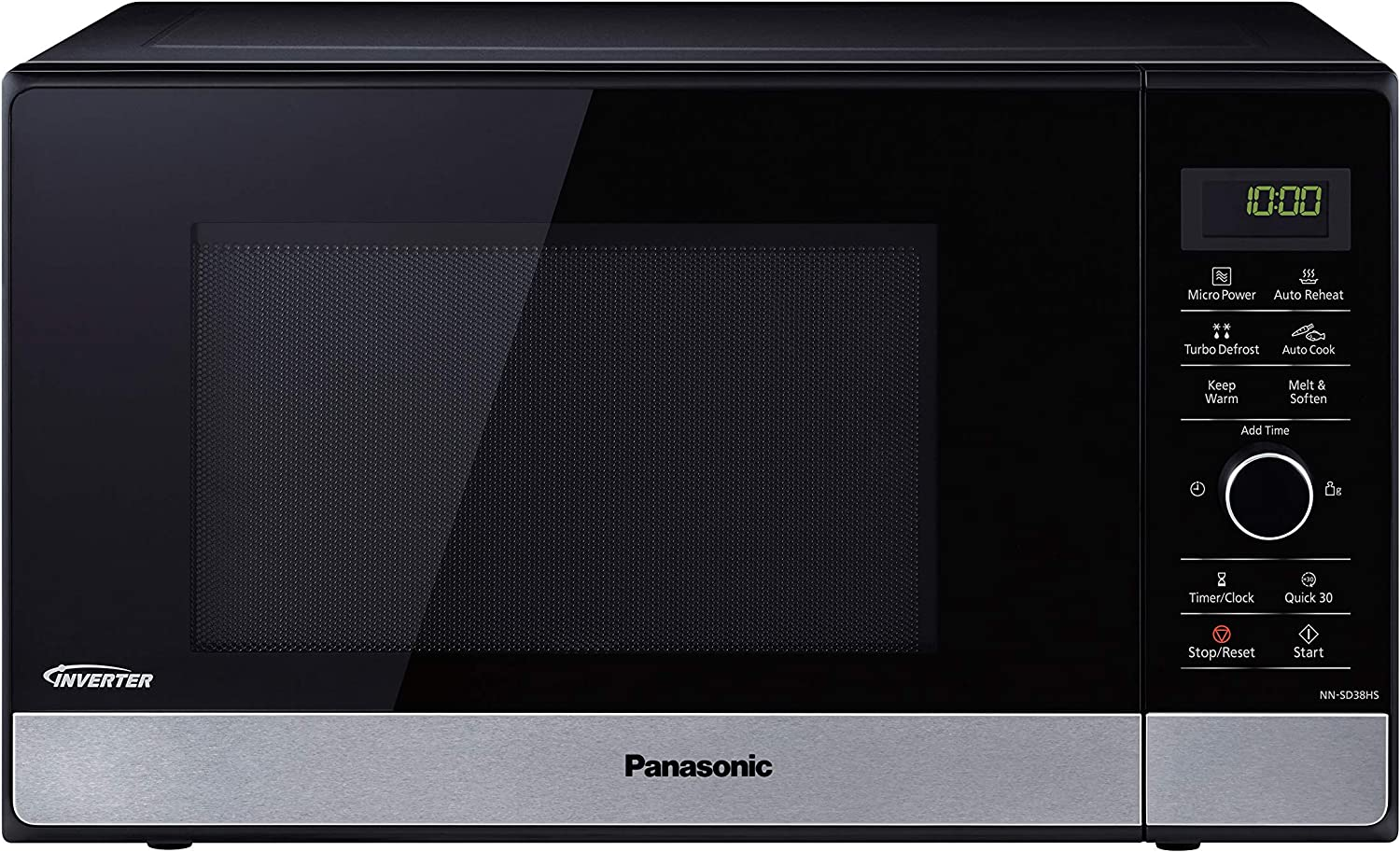 Panasonic 23L 1000W Inverter Microwave Oven, Stainless Steel (NN-SD38HSQPQ) image number 5