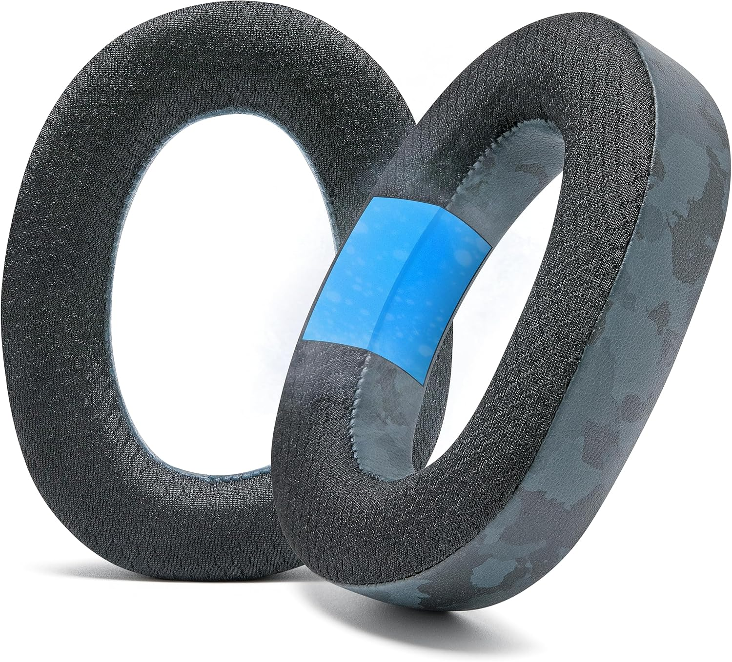 WC Freeze EPOS H6 Pro - Cooling Gel Earpads for EPOS H6 Pro/Sennheiser GSP 600 / GSP500 / GSP550 / GSP670, Made by Wicked Cushions - Enhance Comfort, Durability, Thickness | Black Camo - Black image number 6