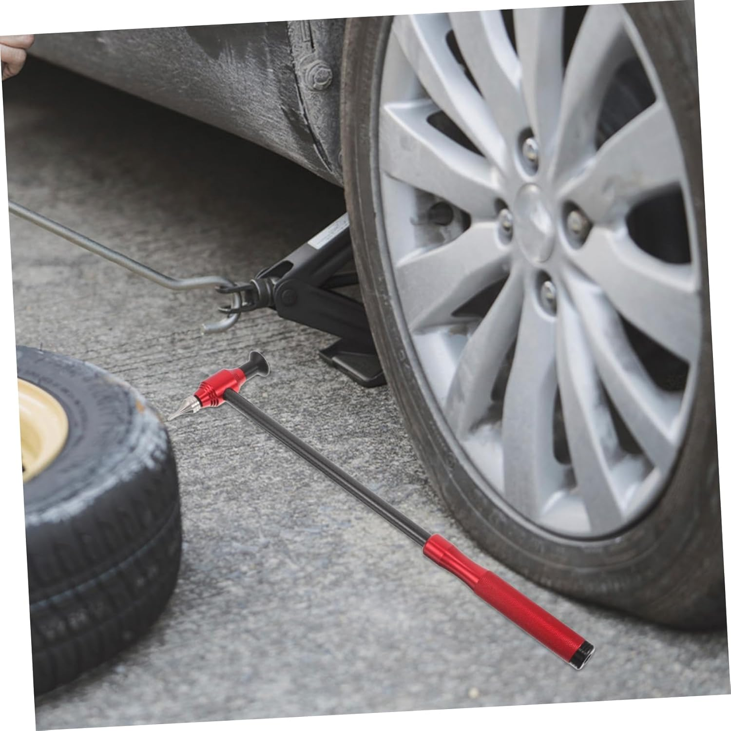 Beatifufu 1Set Carbon Fiber Hammer for Dent Removal Automotive Repair Tool Kit for Dent Fixing image number 4